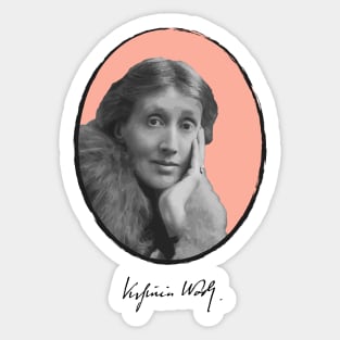 Authors - Virginia Woolf Sticker